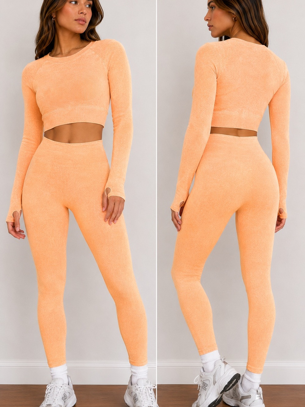 NWOT Seamless Peach High-Waist Leggings - Women